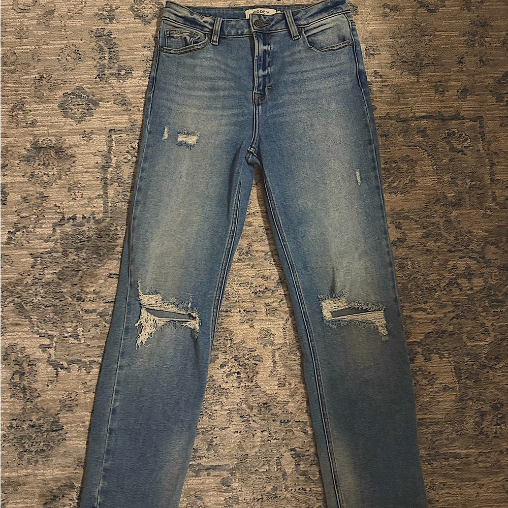 Hidden denim straight cut size 27